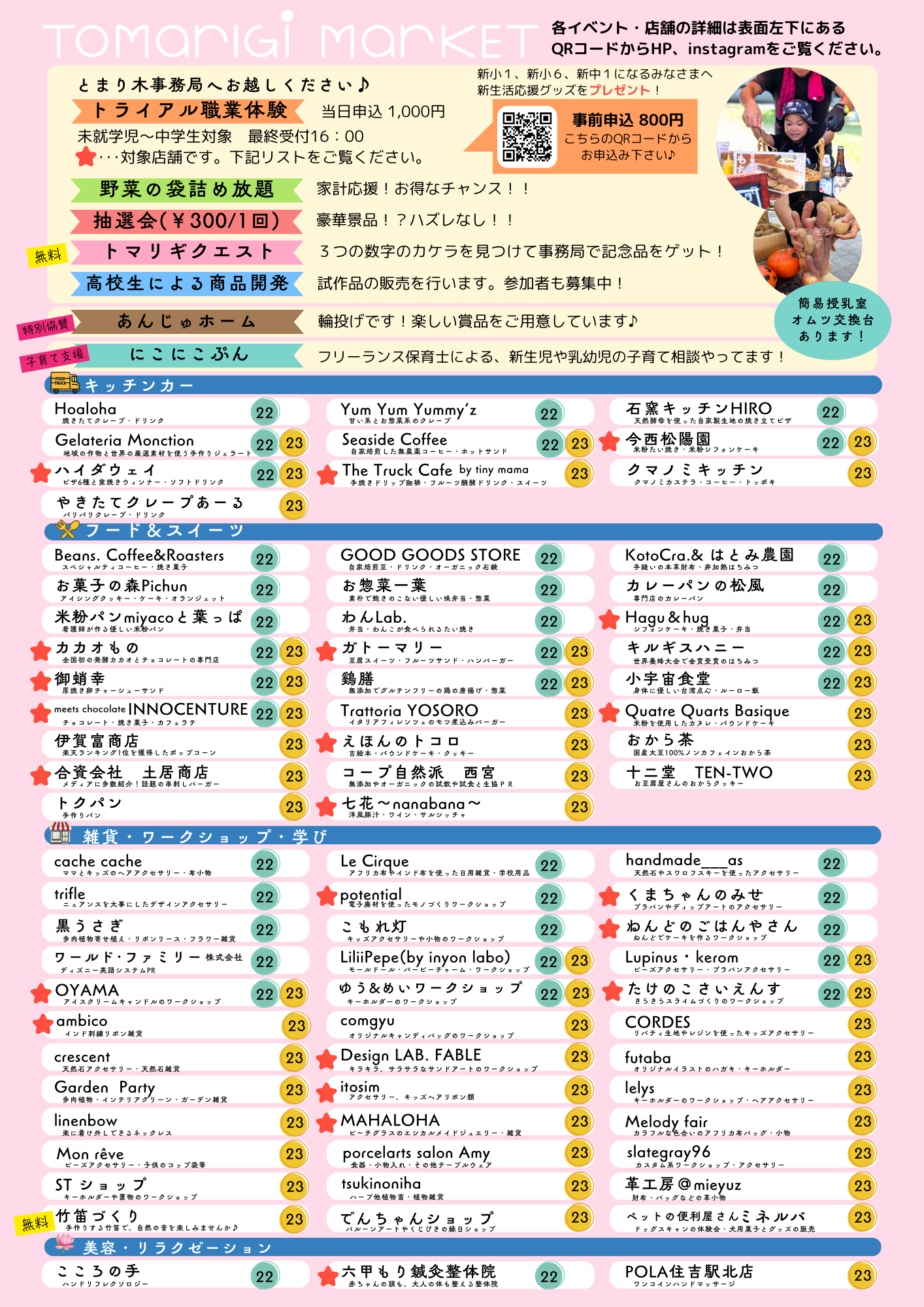 今回のイベントの特徴は?